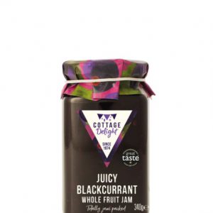 340g Juicy Blackcurrant Whole Fruit Jam 2022
