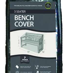 3 Seater Bench Cover Black