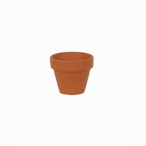 5 Plastic Terracotta Plant Pots 25cm 7.5Ltr 