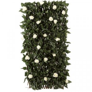 White Bloom Leaf 180 x 90cm Trellis