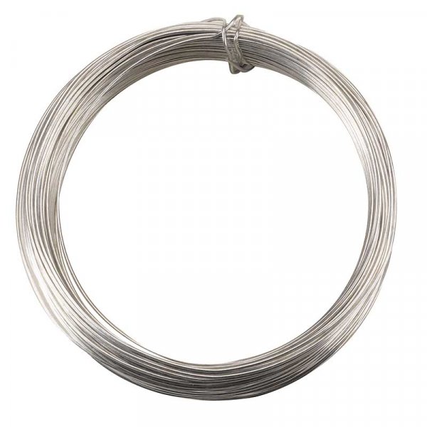 Galvanised Garden Wire 50M LONG ROLL Plant Support Vine Tying Cord 1mm Thick UK 