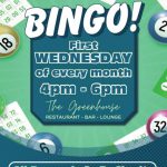 Bingo every first Wednesday of the month in the Greenhouse restaurant. Eyes down at 4pm